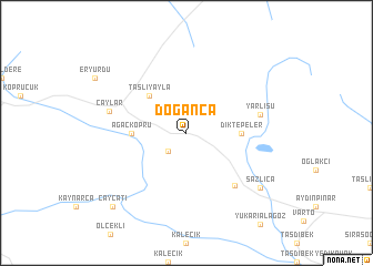 map of Doğanca