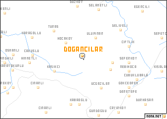 map of Doğancılar