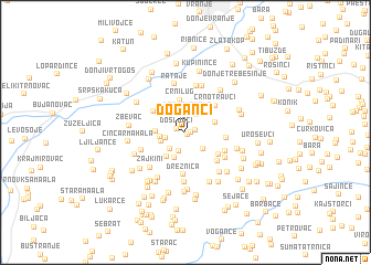 map of (( Ðoganci ))