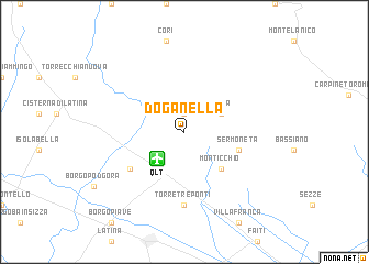 map of Doganella