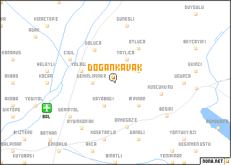 map of Doğankavak