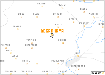 map of Doğankaya