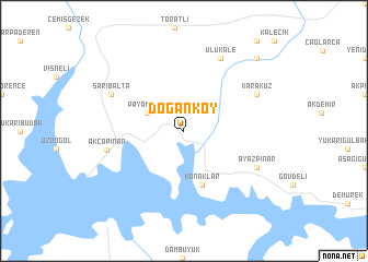 map of Doğanköy