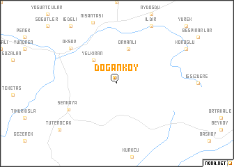 map of Doğanköy