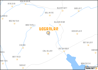 map of Doğanlar