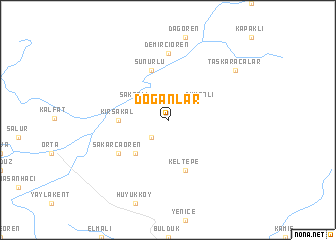 map of Doğanlar