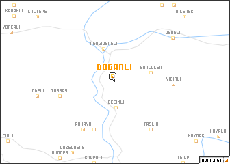 map of Doğanlı