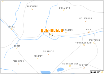 map of Doğanoğlu