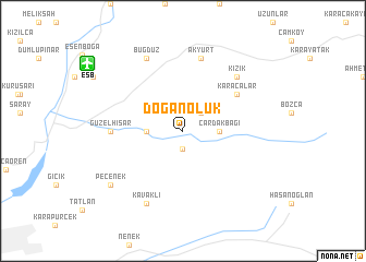 map of Doğanoluk