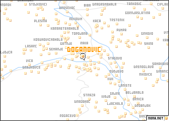 map of Doganović