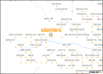 map of Doganovo