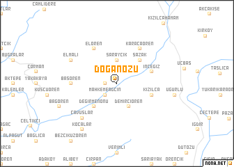 map of Doğanözü