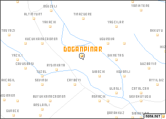 map of Doğanpınar