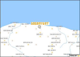 map of Doğanyurt