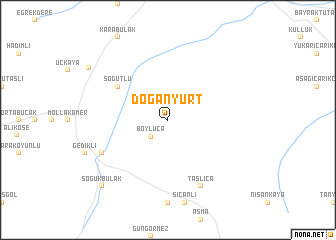 map of Doğanyurt