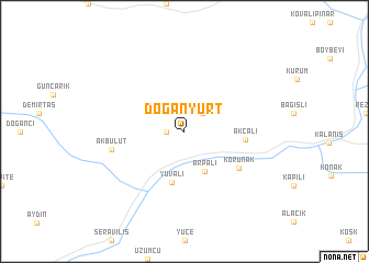 map of Doğanyurt
