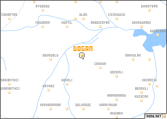 map of Doğan