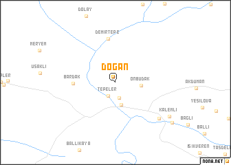 map of Doğan