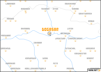 map of Dogāsar