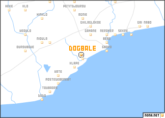 map of Dogbalé