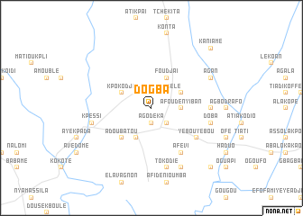 map of Dogba