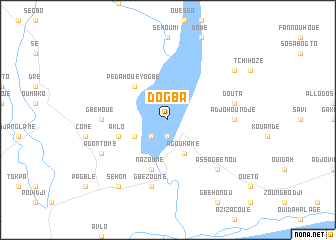 map of Dogba