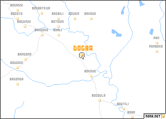 map of Dogba