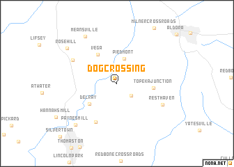 map of Dog Crossing