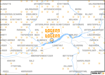 map of Dogern