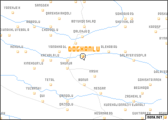 map of Doghānlū