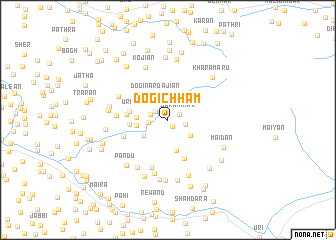 map of Dogi Chham