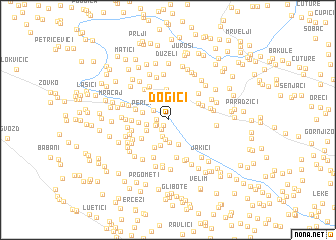 map of Ðogići