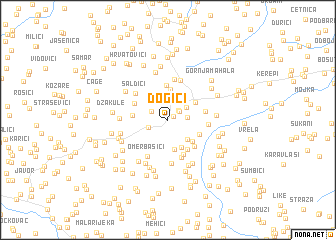 map of Ðogići