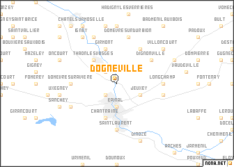 map of Dogneville