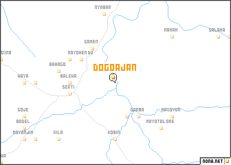 map of Dogo Ajan