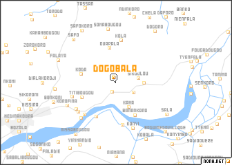 map of Dogobala