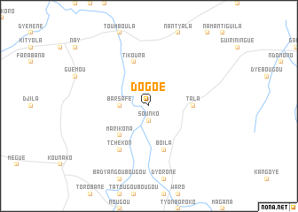 map of Dogoé