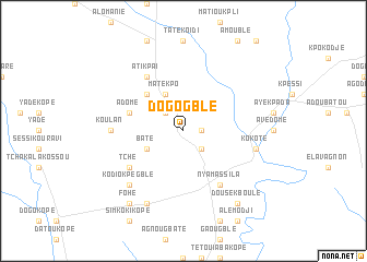 map of Dogogblé