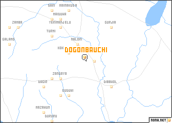 map of Dogon Bauchi