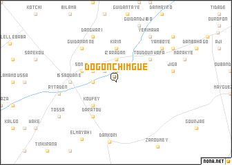 map of Dogon Chimgué