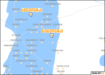 map of Dogon Daji