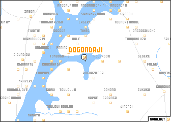 map of Dogon Daji