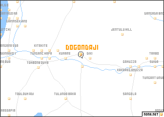 map of Dogon Daji