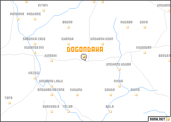 map of Dogon Dawa