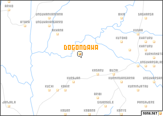 map of Dogon Dawa