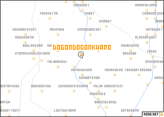 map of Dogon Dogon Kwaro