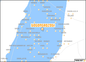 map of Dogon Gao Zodi