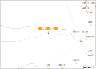 map of Dogon Gawa