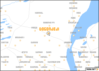 map of Dogonjeji