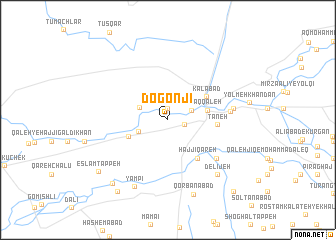 map of Do Gonjī